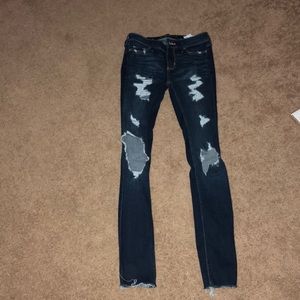 Super skinny low rise hollister jeans